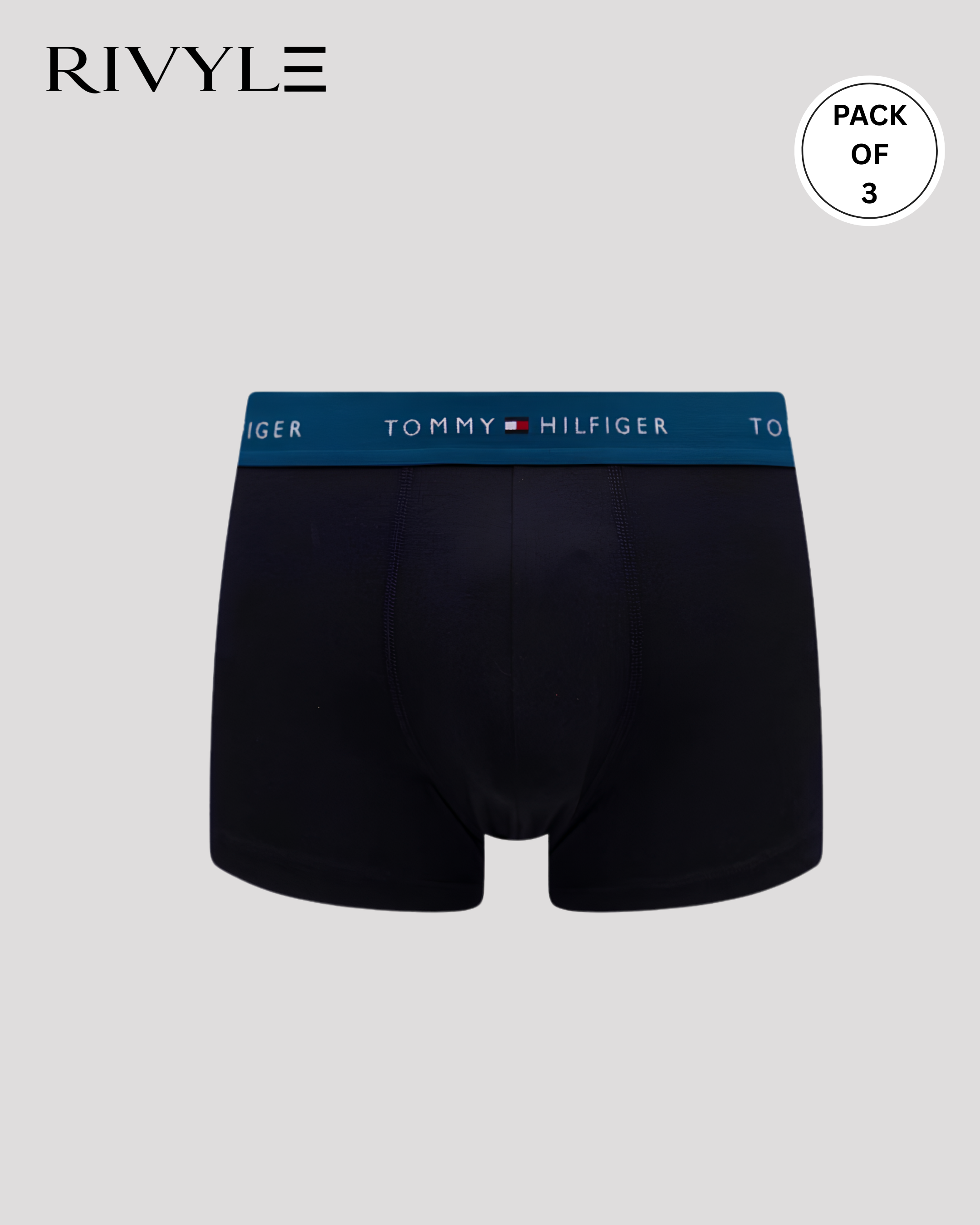 Rivlye Branded T-o-m-m-y H-i-l-f-i-g-e-r Boxer (Pack Of 3)